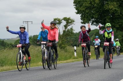 Mecklenburger Seen Runde – riders on the course